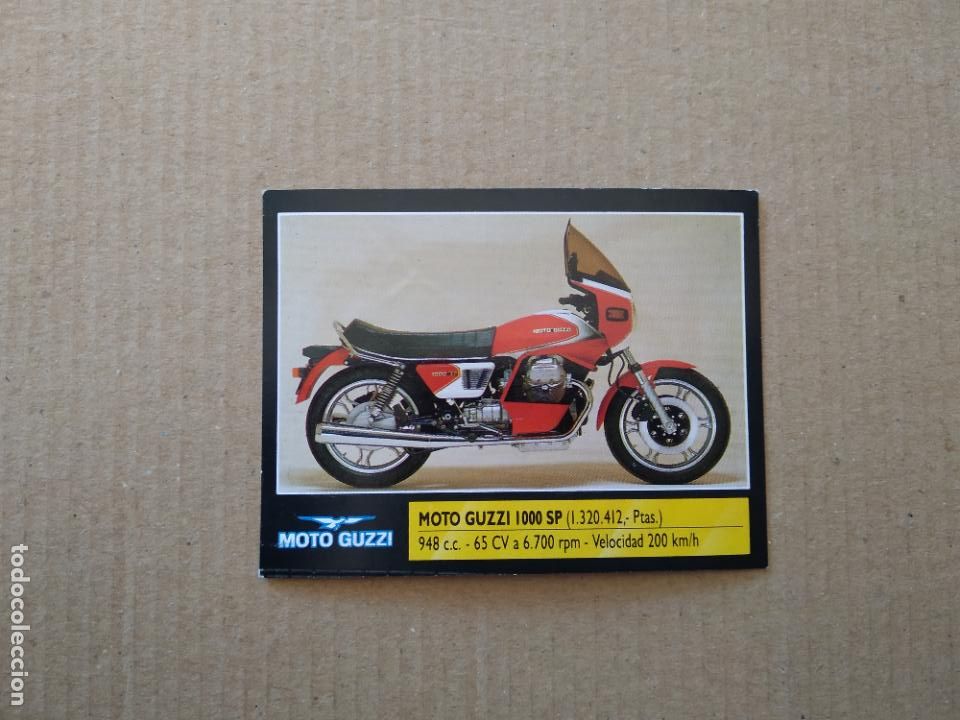 Coleccionismo deportivo: 44 MOTO GUZZI 1000 SP MOTO CROMO MOTOR 16 EDICIONES ESTE 1990