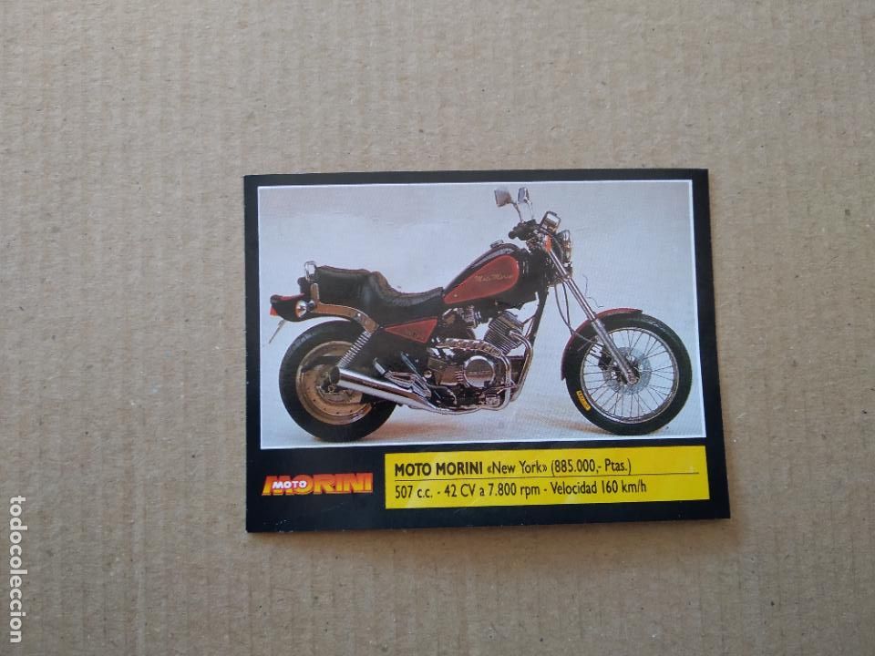 Coleccionismo deportivo: 60 MOTO MORINI NEW YORK MOTO CROMO MOTOR 16 EDICIONES ESTE 1990