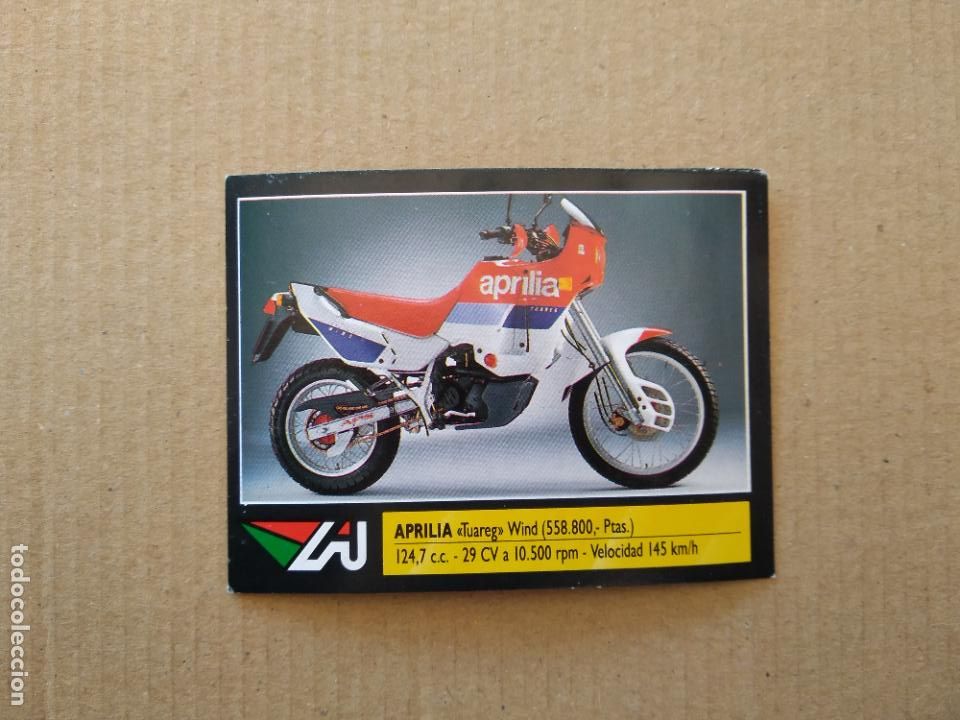 Sports collectibles: 74 APRILIA TUAREG WIND MOTO CROMO MOTOR 16 EDICIONES ESTE 1990