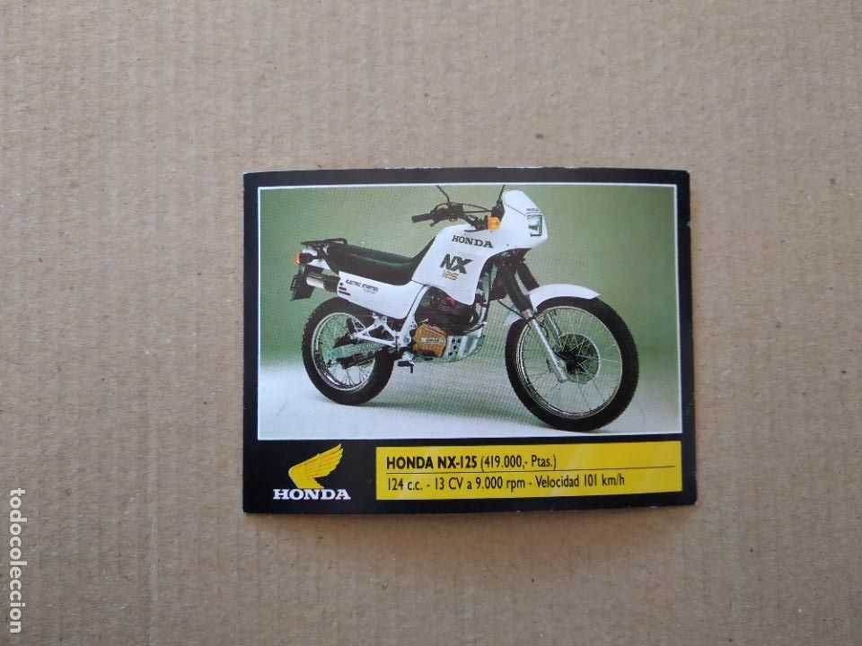 Coleccionismo deportivo: 102 HONDA NX-125 MOTO CROMO MOTOR 16 EDICIONES ESTE 1990