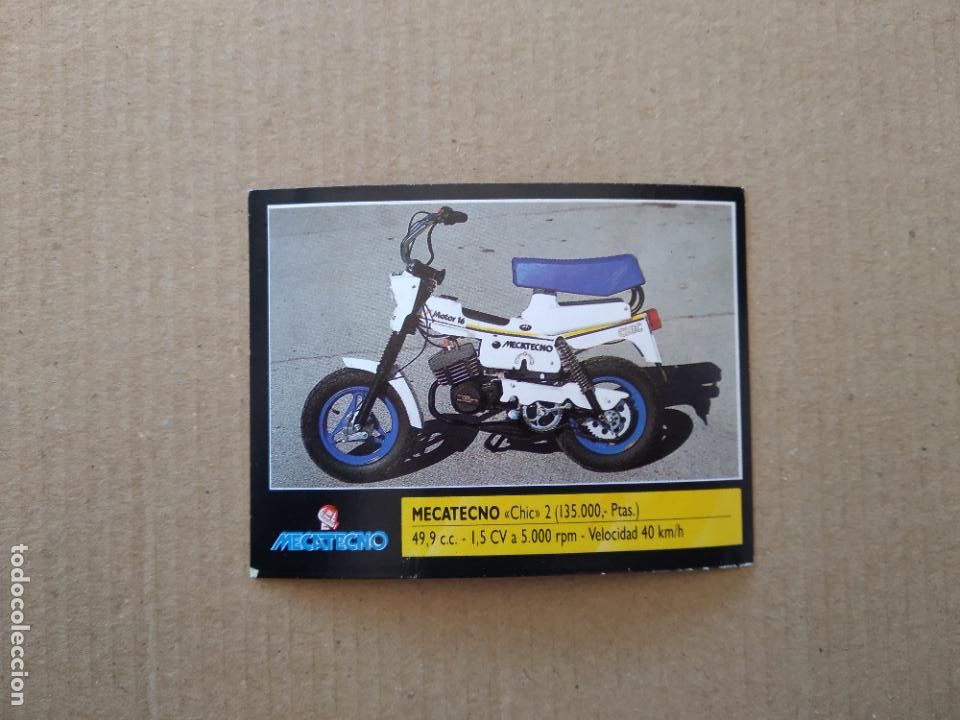 Coleccionismo deportivo: 133 MECATECNO CHIC 2 MOTO CROMO MOTOR 16 EDICIONES ESTE 1990