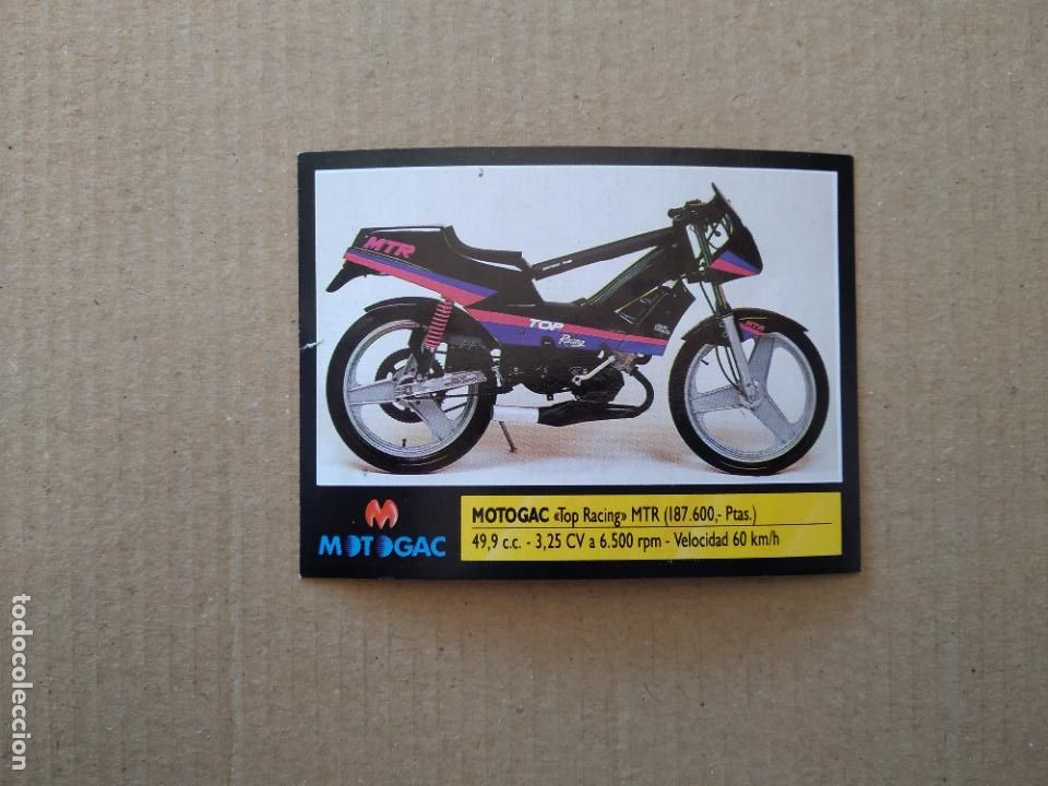 Coleccionismo deportivo: 136 MOTOGAC TOP RACING MTR MOTO CROMO MOTOR 16 EDICIONES ESTE 1990