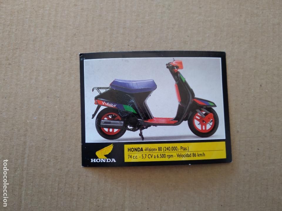 Coleccionismo deportivo: 143 HONDA VISION 80 MOTO CROMO MOTOR 16 EDICIONES ESTE 1990