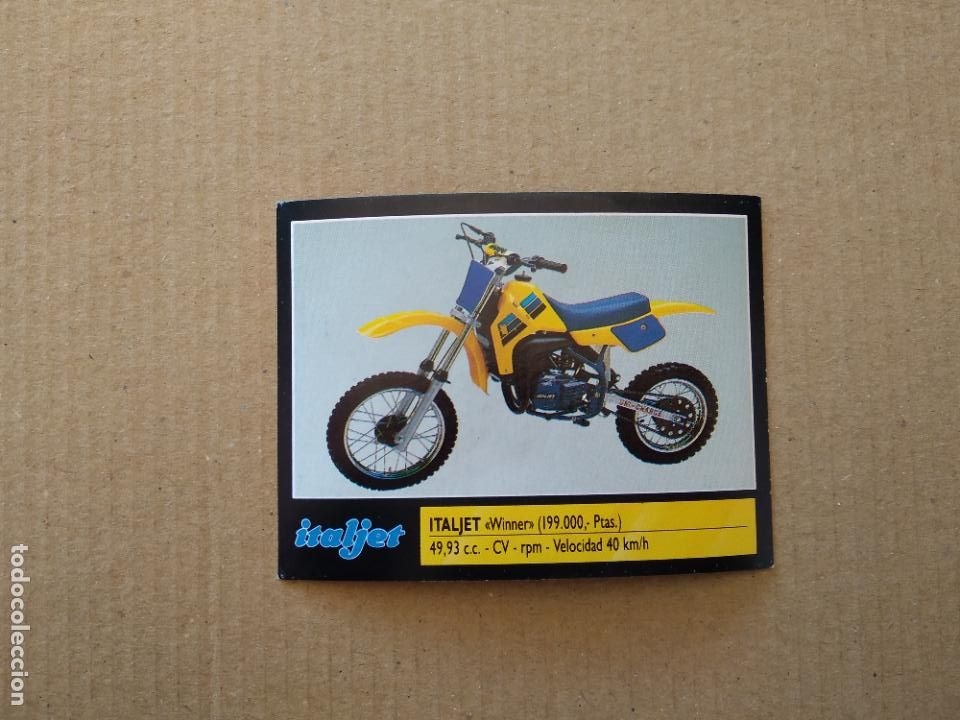 Coleccionismo deportivo: 154 ITALJET WINNER MOTO CROMO MOTOR 16 EDICIONES ESTE 1990