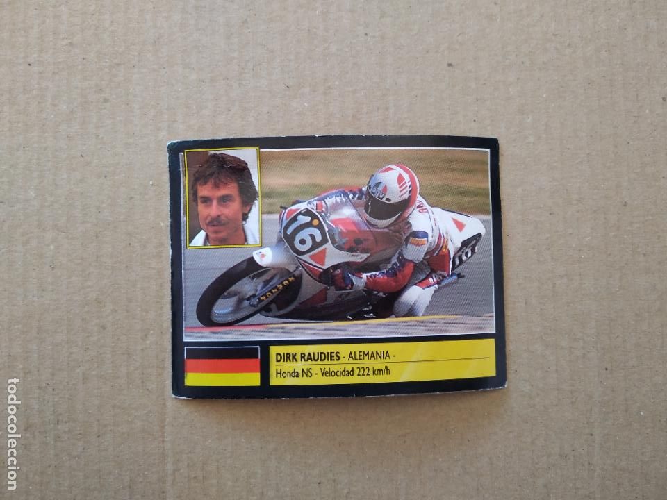 Coleccionismo deportivo: 211 DIRK RAUDIES ALEMANIA MOTO CROMO MOTOR 16 EDICIONES ESTE 1990