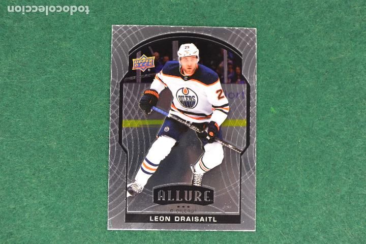 Sports collectibles: NHL UPPER DECK ALLURE 2020-21 - 58 LEON DRAISAITL (OILERS) HOCKEY HIELO