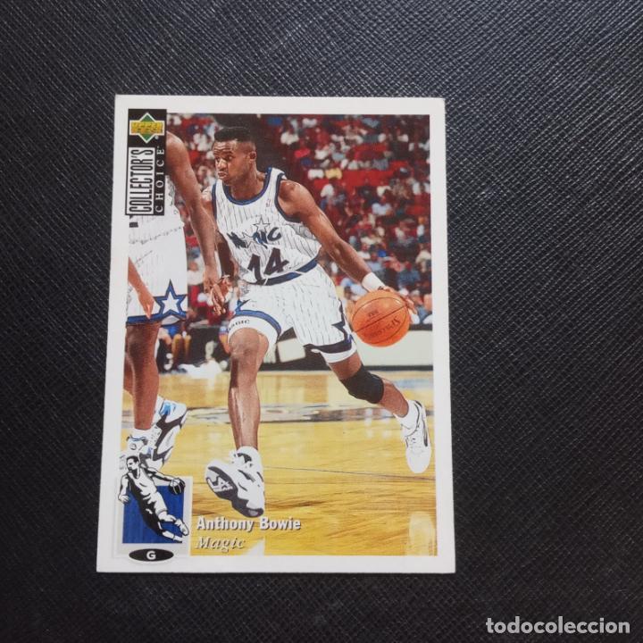 Colecionismo desportivo: ANTHONY BOWIE 280 ORLANDO MAGIC UPPER DECK 1994 CROMO NBA 94 BALONCESTO - A121 PG514