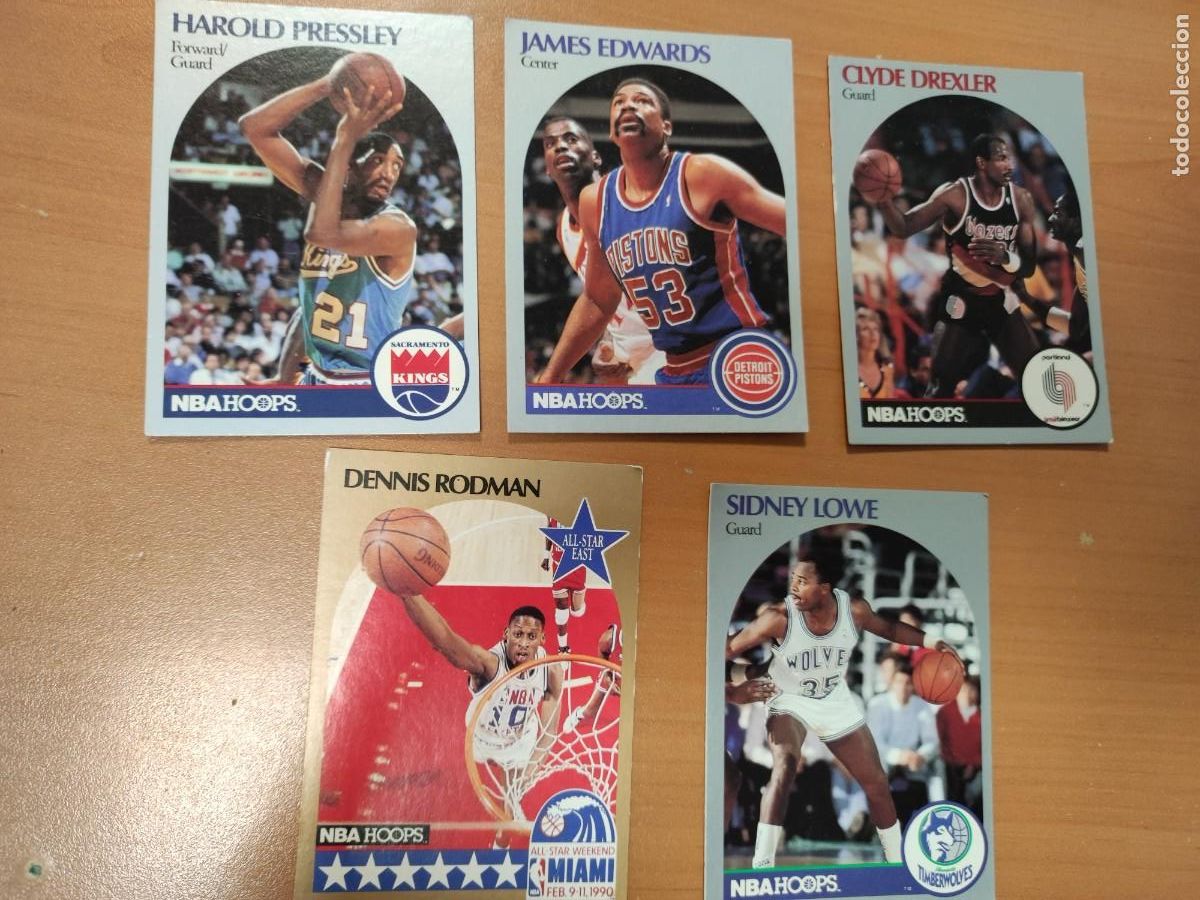 Colecionismo desportivo: LOTE CROMOS DE NBA HOOPS, DENNIS RODMAN Y VARIOS MAS