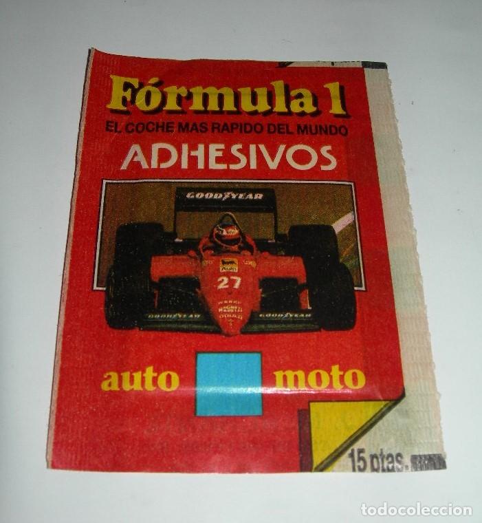 Coleccionismo deportivo: SOBRE DE CROMOS SIN ABRIR F&Oacute;RMULA 1 EL COCHE M&Aacute;S R&Aacute;PIDO DEL MUNDO - MERCHANTE - POSIBLE AYRTON SENNA