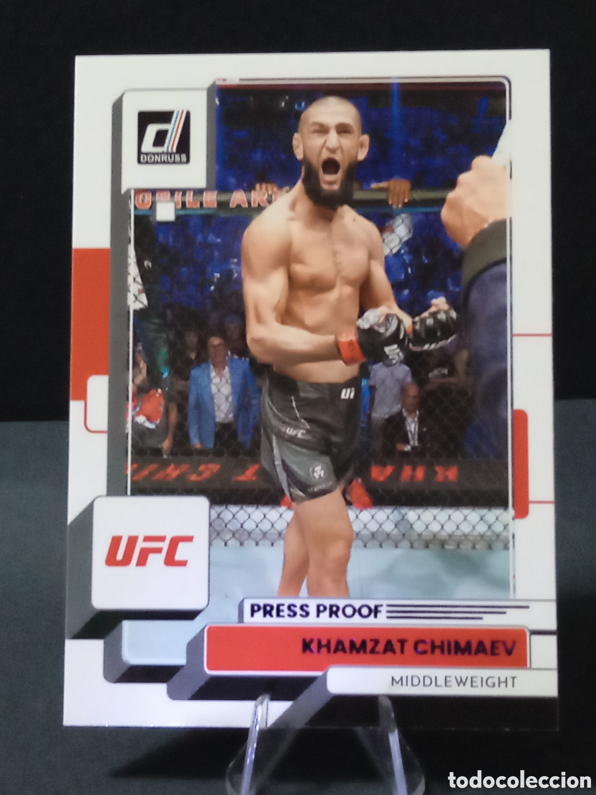 Coleccionismo deportivo: 174 press proof KHAMZAT CHIMAEV UFC CROMOS 2023 PANINI SELECT DONRUSS TOPPS REFRACTOR PARALELA