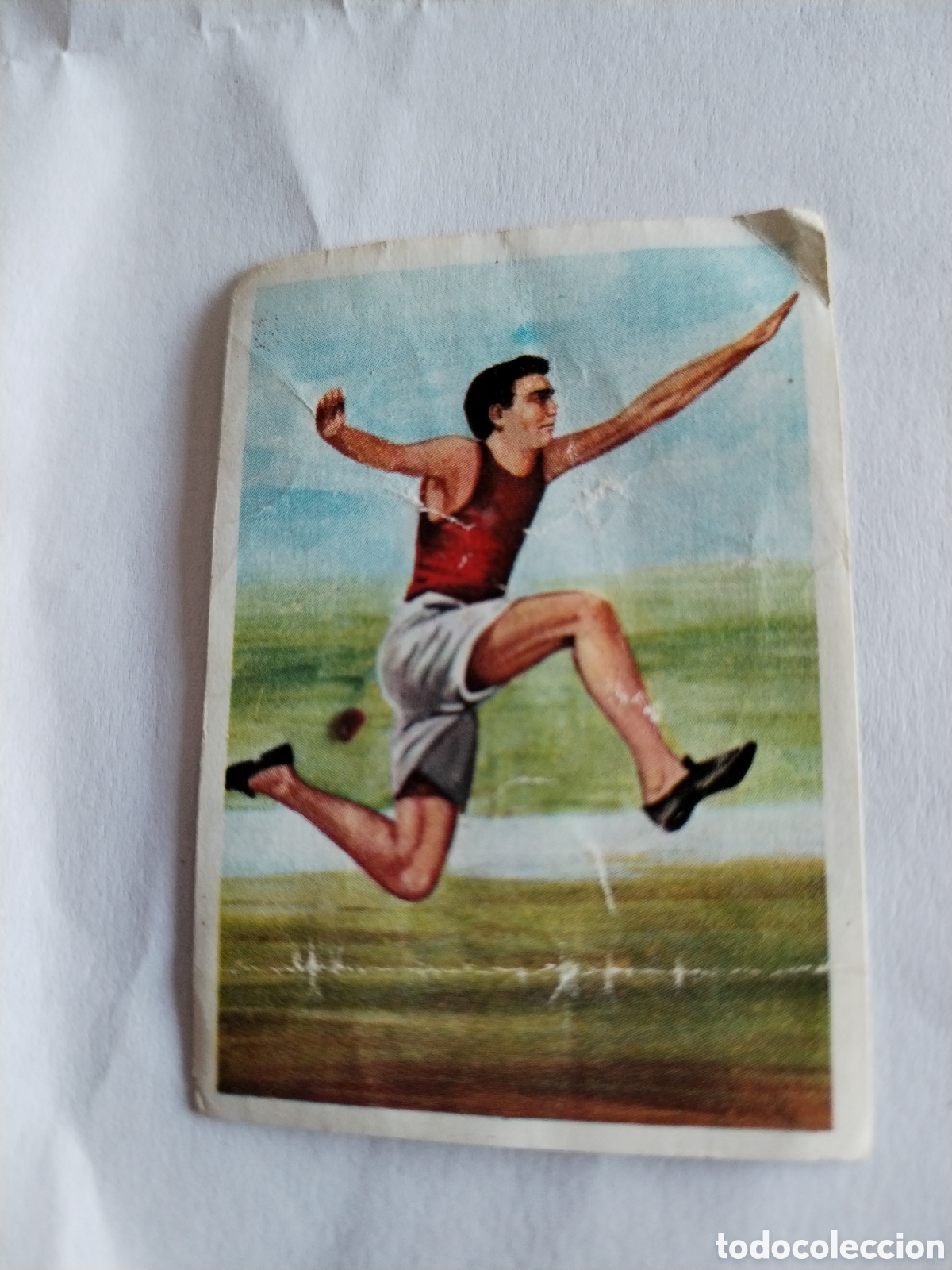 Coleccionismo deportivo: Cromo Nestl&eacute; los juegos ol&iacute;mpicos n&deg;17 Kraenzlein salto de longitud