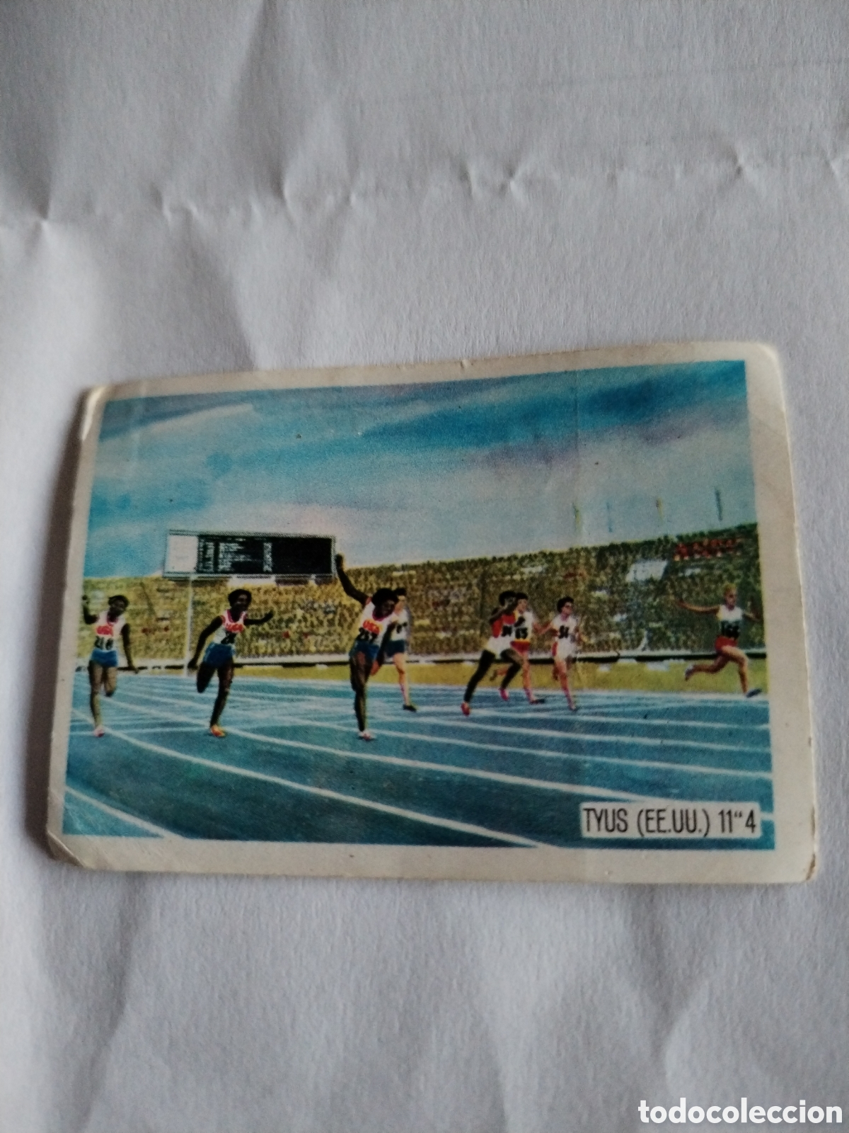 Coleccionismo deportivo: Cromo Nestl&eacute; los juegos ol&iacute;mpicos n&deg;217 Tyus Estados Unidos atletismo