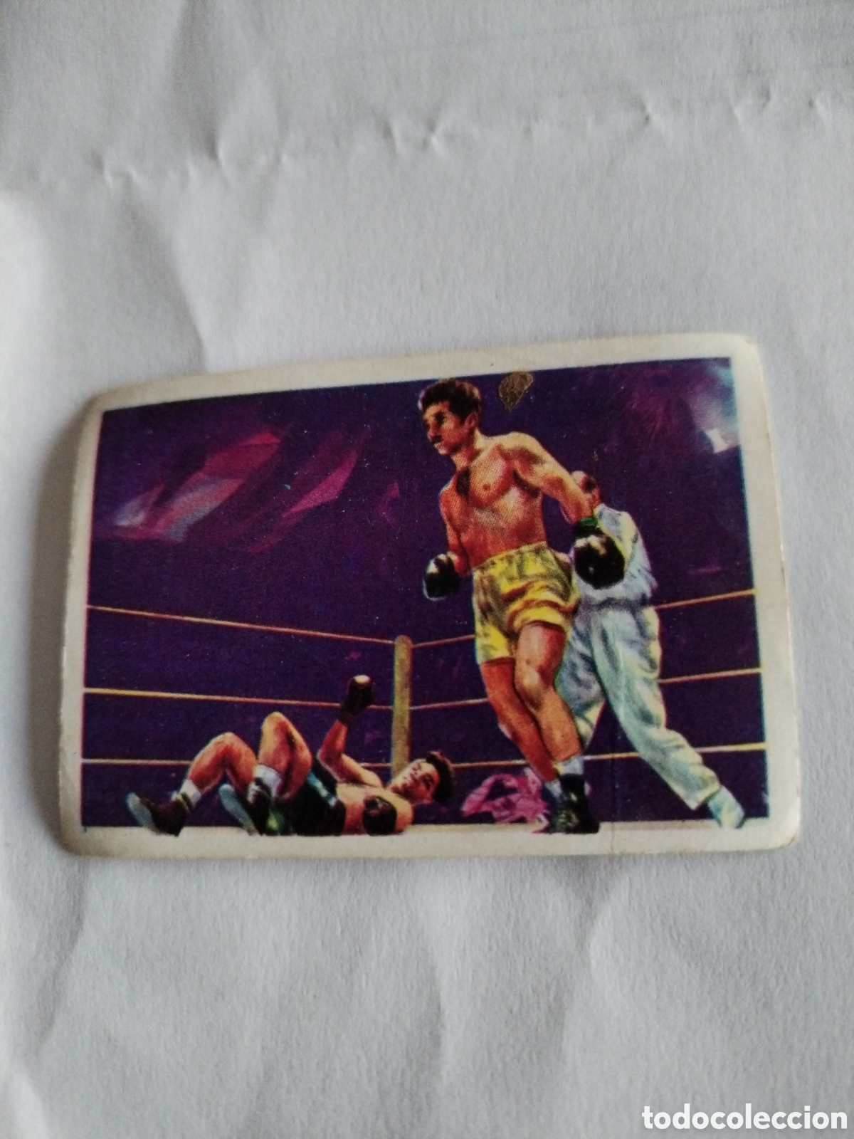 Coleccionismo deportivo: Cromo Nestl&eacute; los juegos ol&iacute;mpicos n&deg;147 Boxeo Boxing despegado