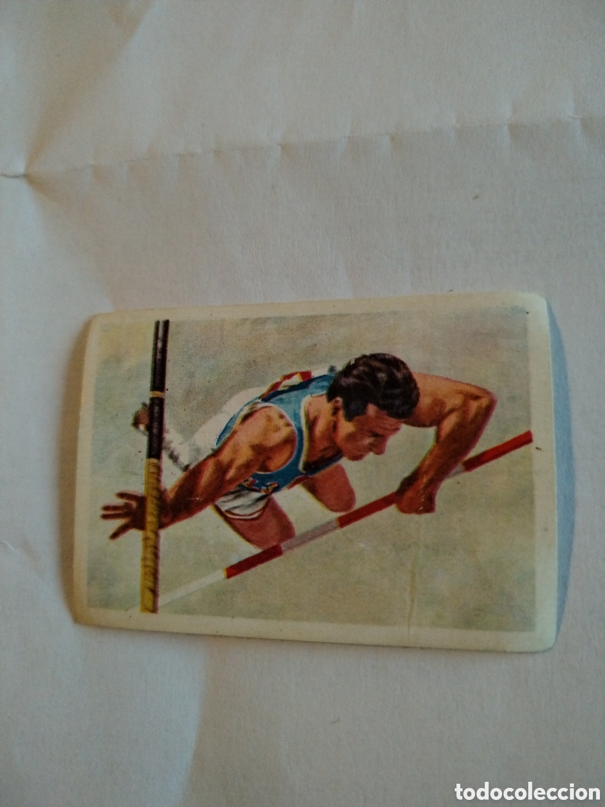 Coleccionismo deportivo: Cromo Nestl&eacute; los juegos ol&iacute;mpicos n&deg;166 salto de altura