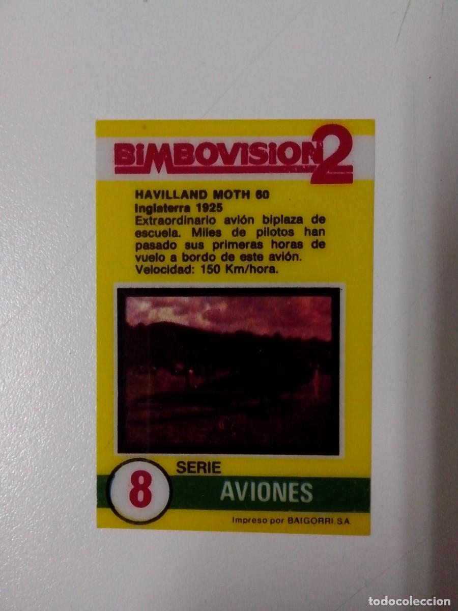 Collezionismo sportivo: CROMO DIAPOSITIVA BIMBOVISION2 SERIE AVIONES N&ordm; 8
