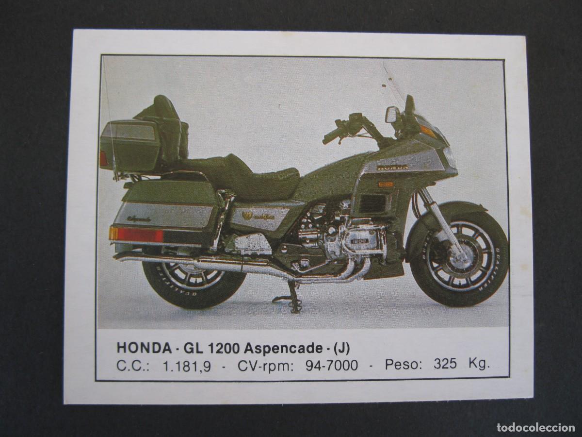 Coleccionismo deportivo: MOTOS - CROMO N&ordm; 71 - HONDA GL 1200 ASPENCADE (J) - EDICIONES UNIDAS - NUNCA PEGADO.