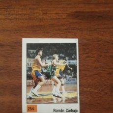 Coleccionismo deportivo: ROMÁN CARBAJO ( CAJA BILBAO ) - NÚMERO 254 DE PANINI BASKET / 90 LIGA ACB - SIN PEGAR