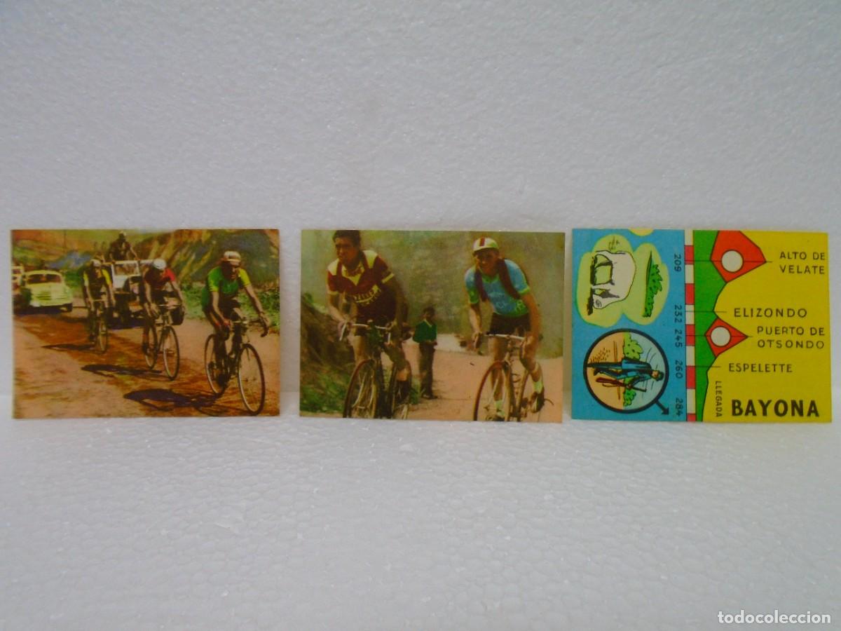 Coleccionismo deportivo: CROMOS.LA VUELTA CICLISTA A ESPA&Ntilde;A.EDIT.FHER.A&Ntilde;OS 50.NUMEROS 96-125-134.