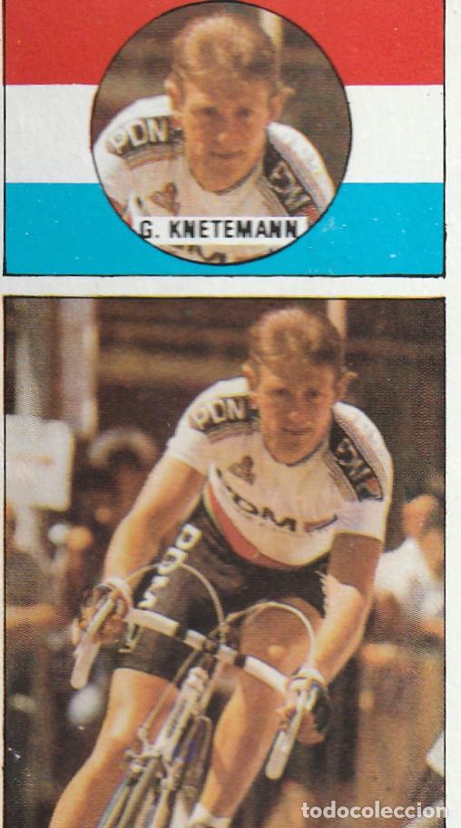 Coleccionismo deportivo: 10498 -CROMO VUELTA CICLISTA ASES DEL PEDAL EDITORIAL J. MERCHANTE 1987 -G.KNETEMAN