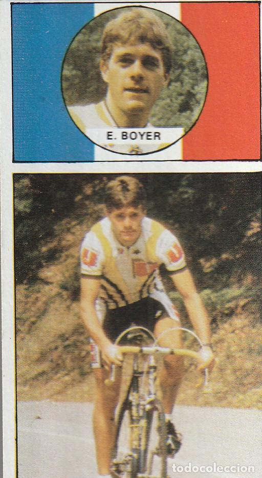 Coleccionismo deportivo: 10498 -CROMO VUELTA CICLISTA ASES DEL PEDAL EDITORIAL J. MERCHANTE 1987 -E.BOYER