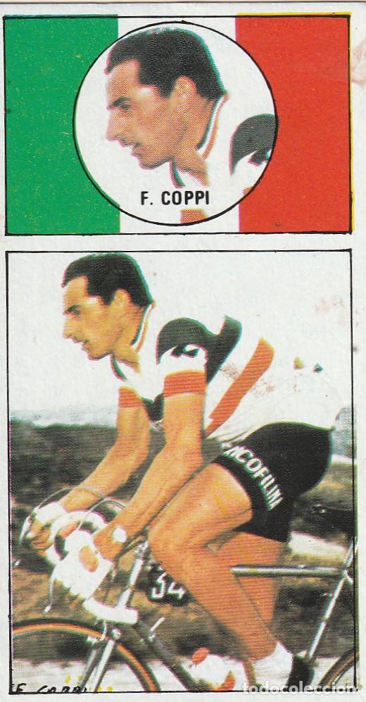 Coleccionismo deportivo: 10498 -CROMO VUELTA CICLISTA ASES DEL PEDAL EDITORIAL J. MERCHANTE 1987 -F. COPPI