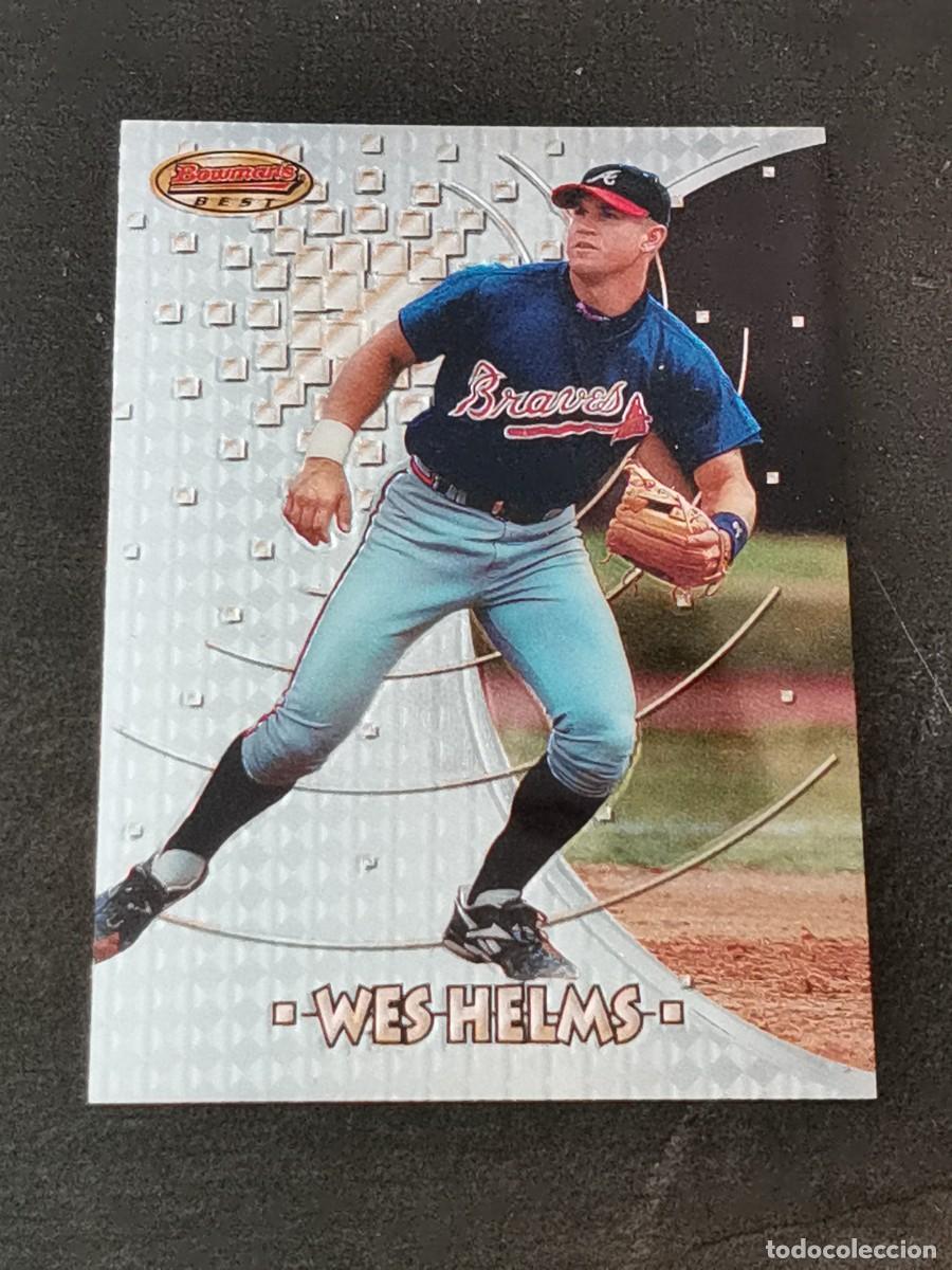 topps bowman best 1997 #151 wes helms atlanta b - Buy Collectible stickers  of other sports on todocoleccion