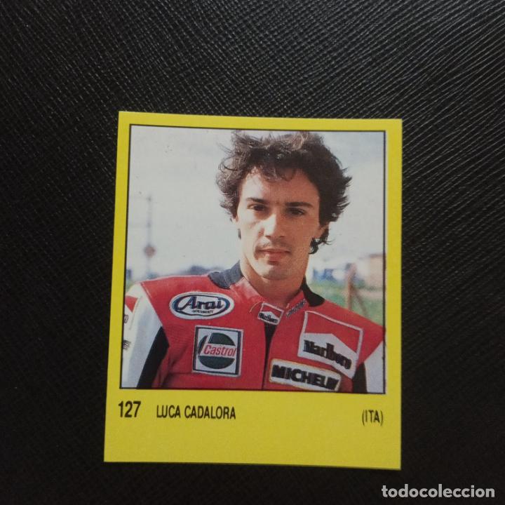 Colecionismo desportivo: LUCA CADALORA 127 MOTOCICLISMO PANINI SUPERSPORT FUTBOL 1988 CROMO - SIN PEGAR - A56 PG91