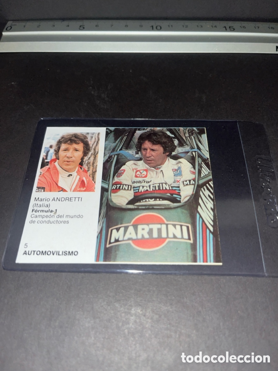 Coleccionismo deportivo: 1983 MARIO ANDRETTI FORMULA 1 # 5 BRUGUERA SIN PEGAR