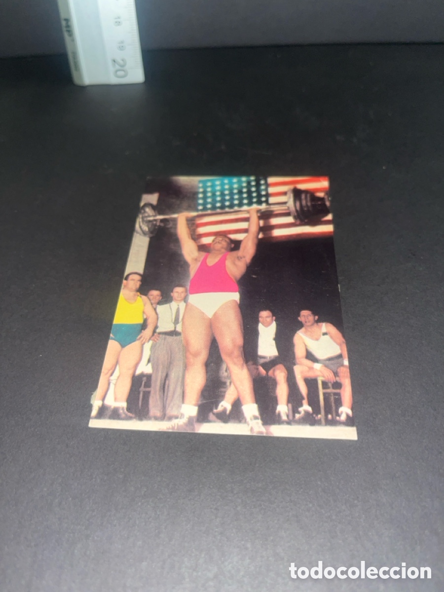 Collezionismo sportivo: 1968 MILTON DEVIS HALTEROFILIA # 213 EDICIONES DURA DESPEGADO
