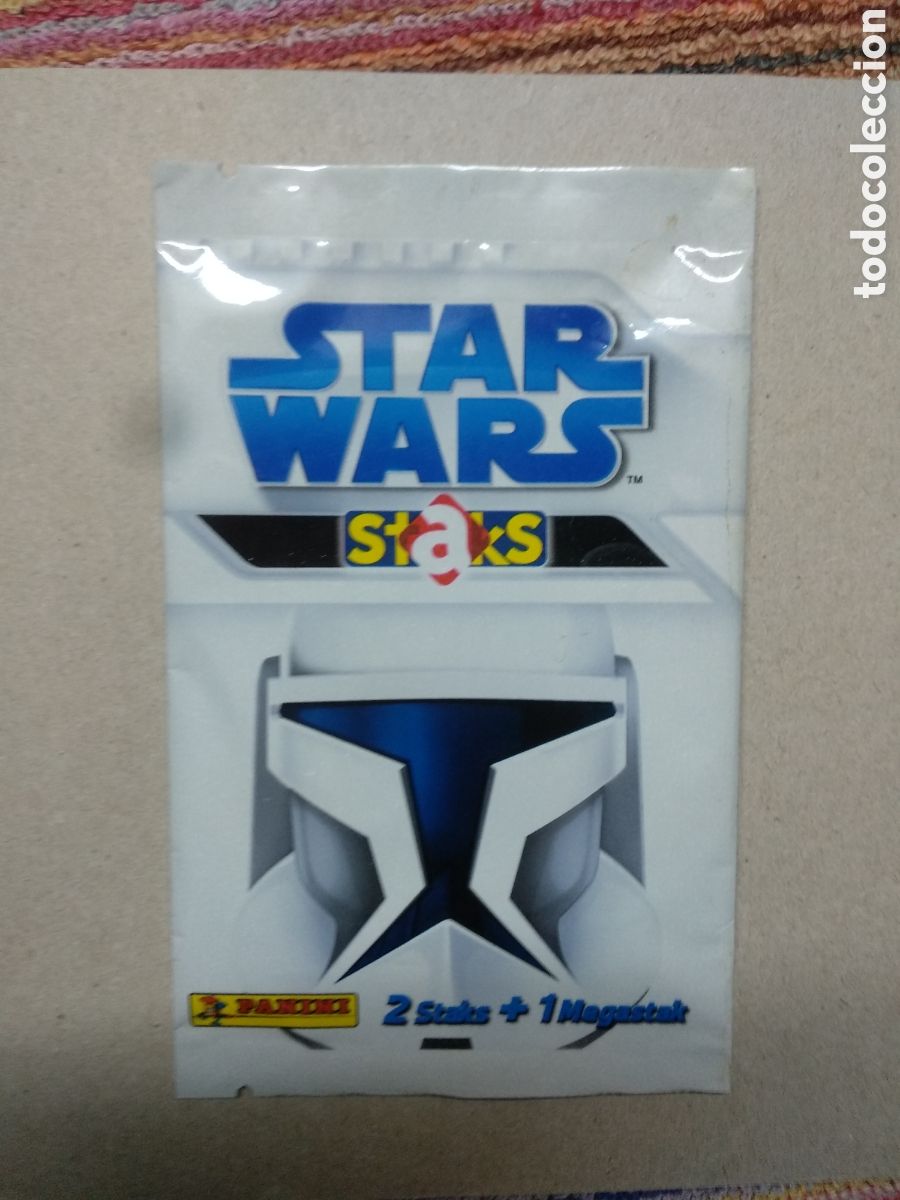 Coleccionismo deportivo: SOBRE DE CROMOS SIN ABRIR STAKS STAR WARS