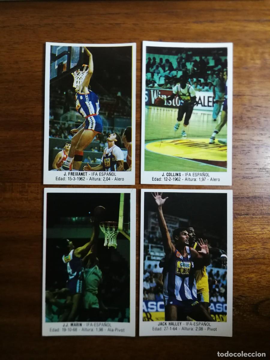 Sammelleidenschaft Sport: IFA ESPA&Ntilde;OL - 4 cromos diferentes y nuevos de BALONCESTO 88 MERCHANTE 87/88 1987/88
