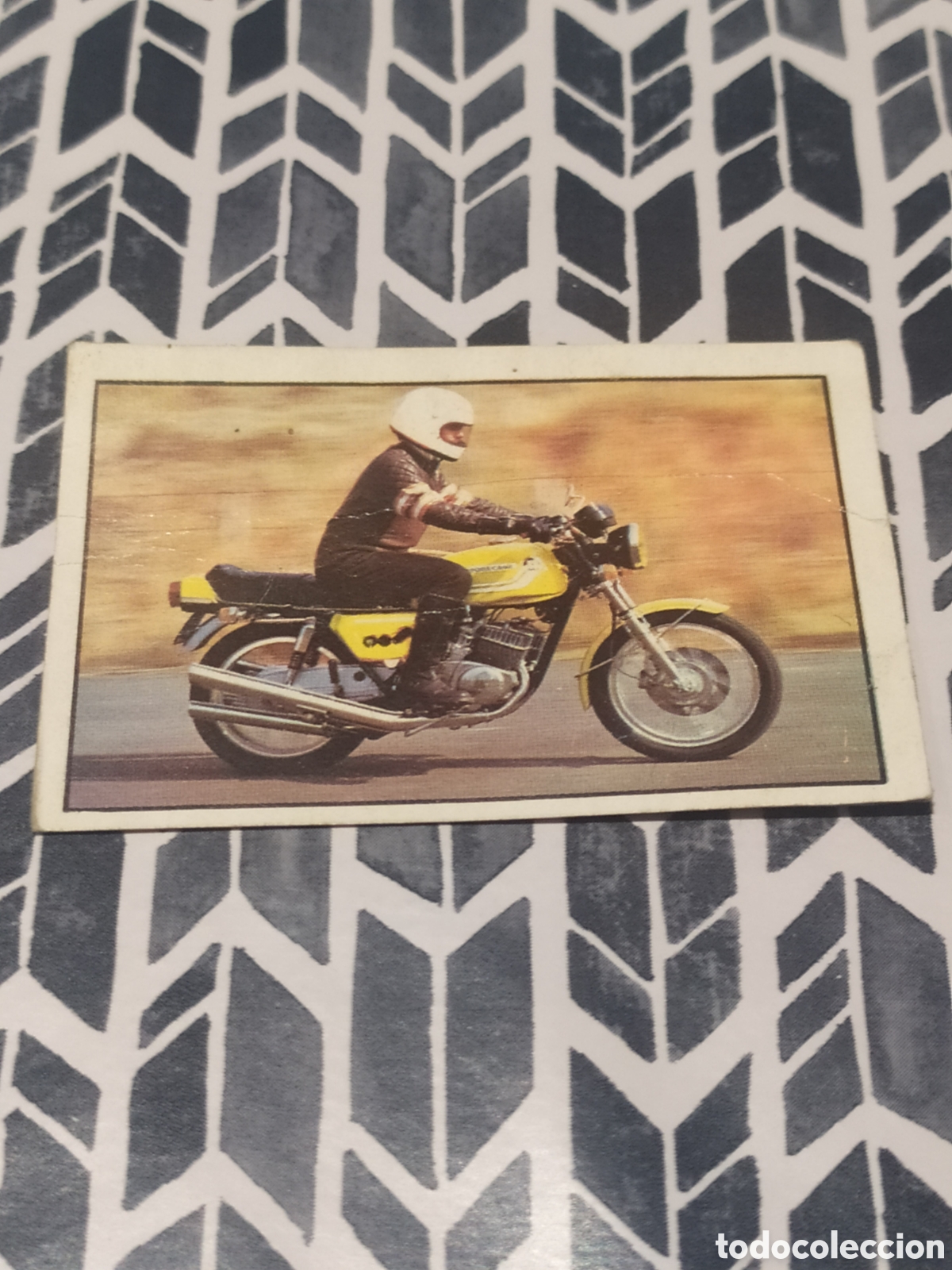 Collectionnisme sportif: MOTOBECANE 125 S N&ordm; 140 MOTO 80 EDICIONES ESTE CROMO DESPEGADO