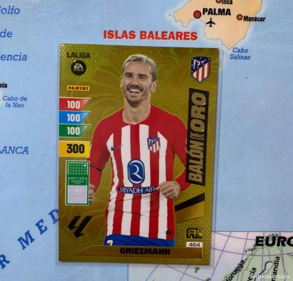 Griezmann - Atlético de Madrid Balón de Oro Adrenalyn XL 2023 2024, PANINI, Correos Market