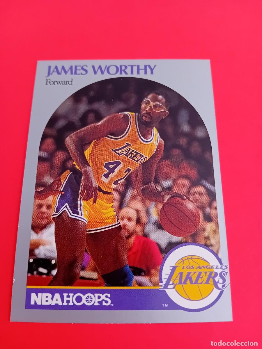 Sammelleidenschaft Sport: Card 163 James Worthy NBA Hoops 1990-91