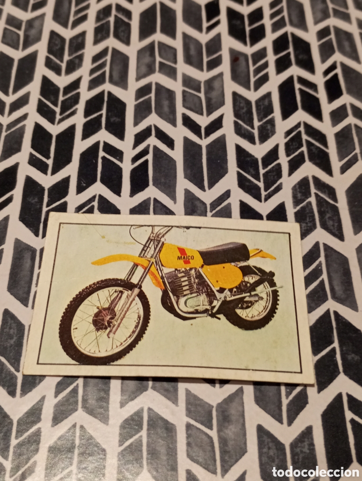 Collezionismo sportivo: MAICO MC GS 400-450 N&ordm; 116 MOTO 80 EDICIONES ESTE CROMO DESPEGADO