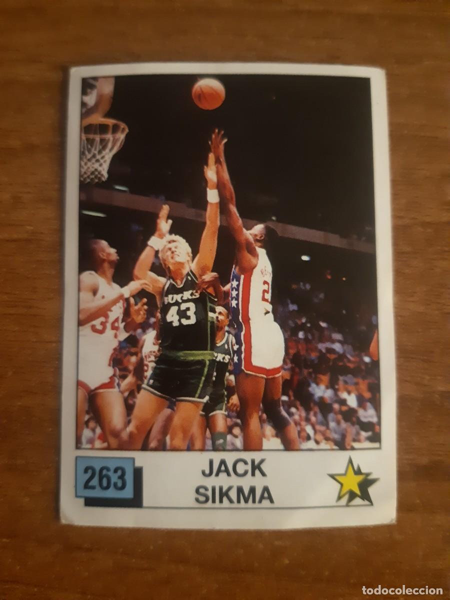 Sammelleidenschaft Sport: N&deg;263 JACK SIKMA (BUCKS) PANINI BASKET NBA 90. NUNCA PEGADO