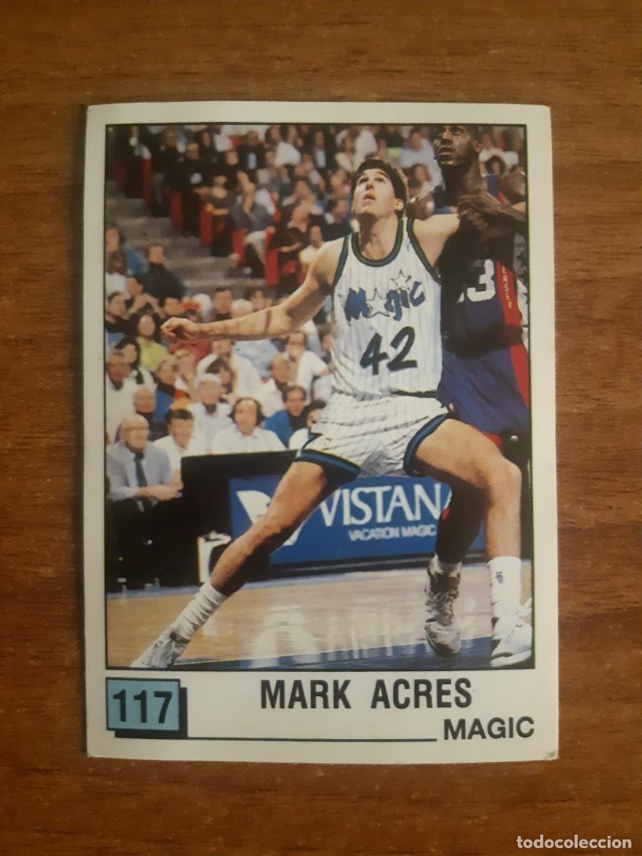 Sammelleidenschaft Sport: N&deg;117 MARK ACRES (MAGIC) PANINI BASKET NBA 90. NUNCA PEGADO