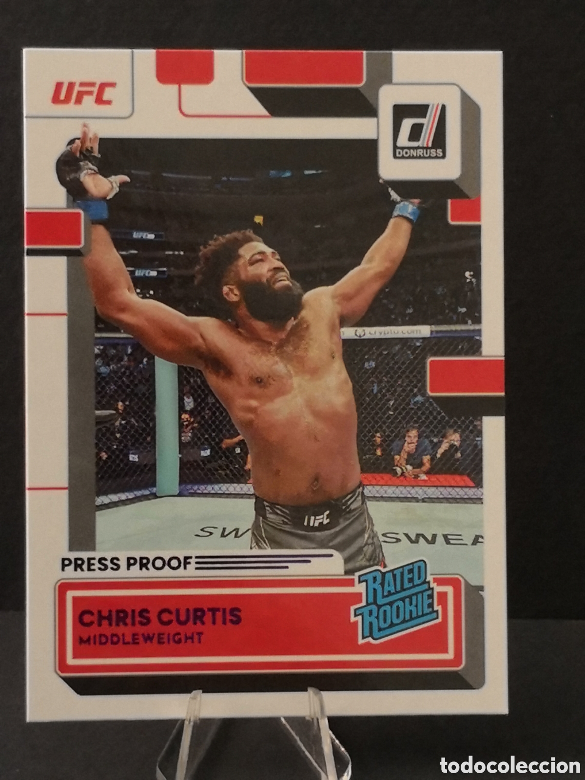 Coleccionismo deportivo: 205 rookie press proof CHRIS CURTIS UFC 2023 DONRUSS PANINI CROMOS CARDS MMA ARTES MARCIALES