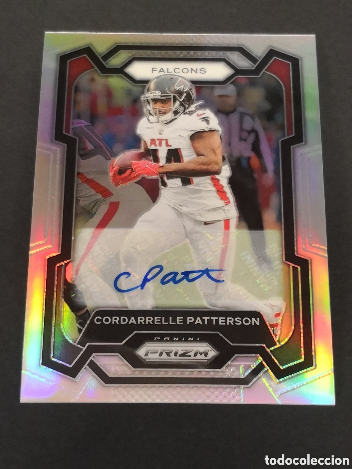 Coleccionismo deportivo: 12 auto prizm CORDARRELLE PATTERSON NFL FOOTBALL PANINI 2023 AUTOGRAFO FIRMA FIRMADO CROMO CARDS USA