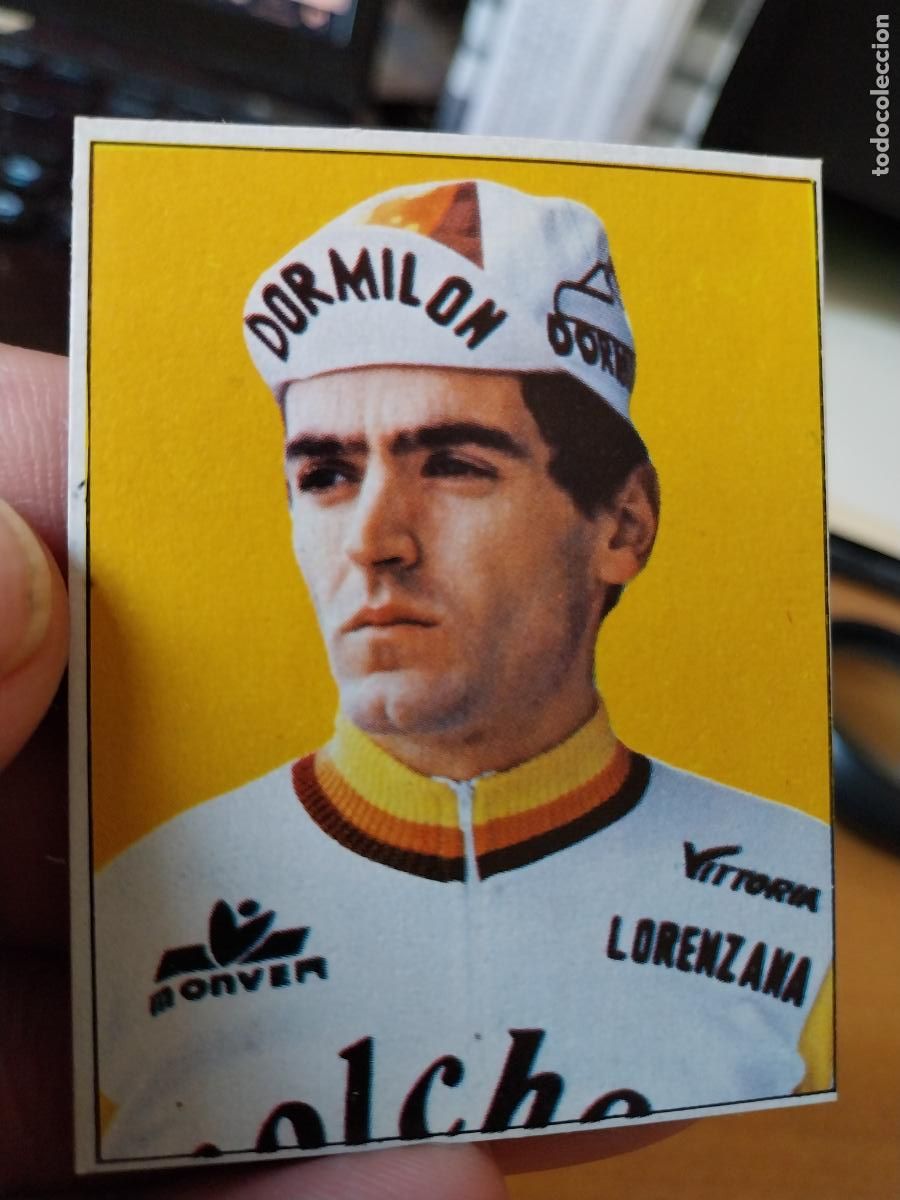 Coleccionismo deportivo: VILALTA 74 CHOCOLATE EQUIPO DORMILON CICLISMO 1984 VUELTA CICLISTA CROMO RECUPERADO HUESITOS