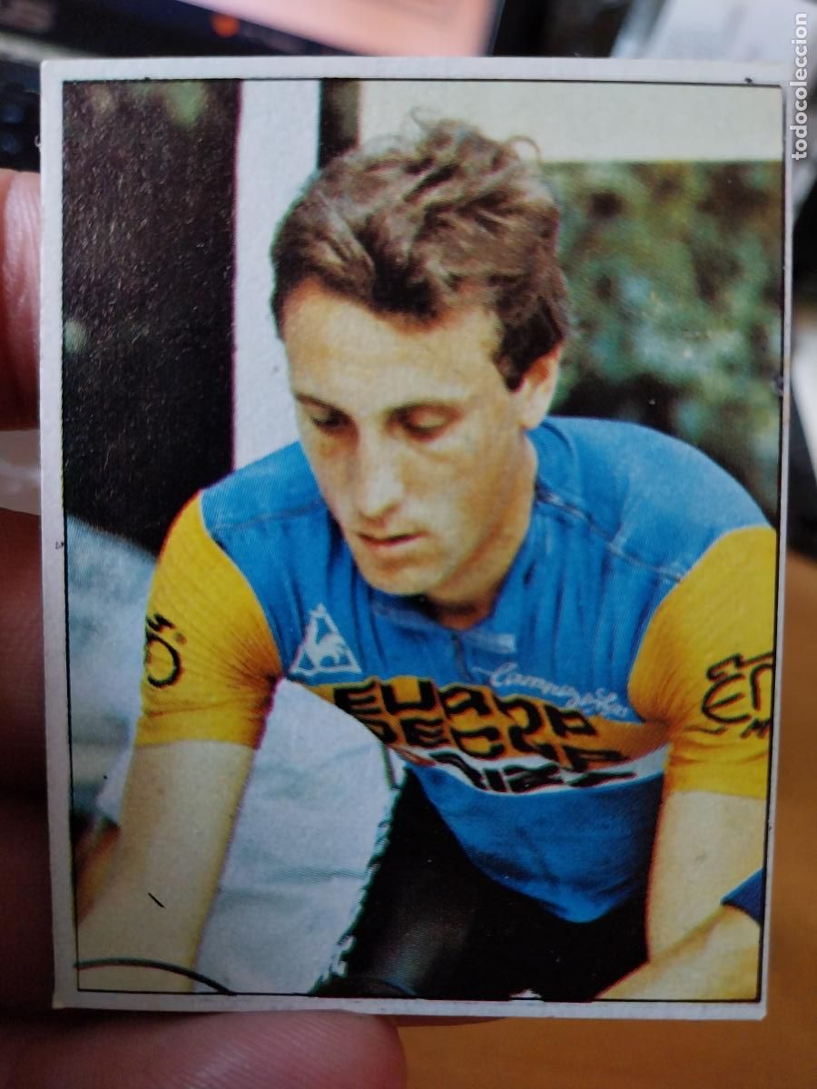 Coleccionismo deportivo: WAGENBERG 100 CHOCOLATE CICLISMO 1984 VUELTA CICLISTA CROMO RECUPERADO HUESITOS