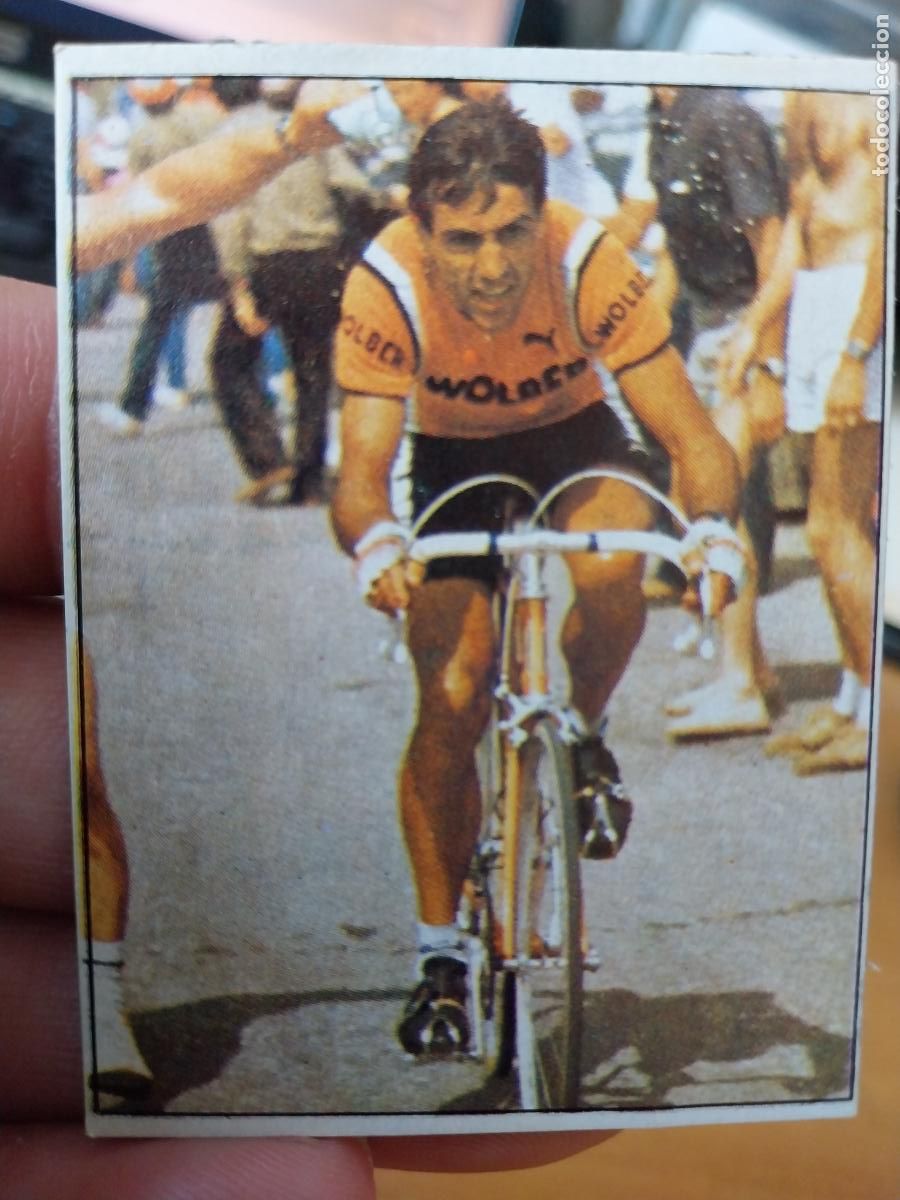 Coleccionismo deportivo: BERNAUDEAU 111 CHOCOLATE CICLISMO 1984 VUELTA CICLISTA CROMO RECUPERADO HUESITOS