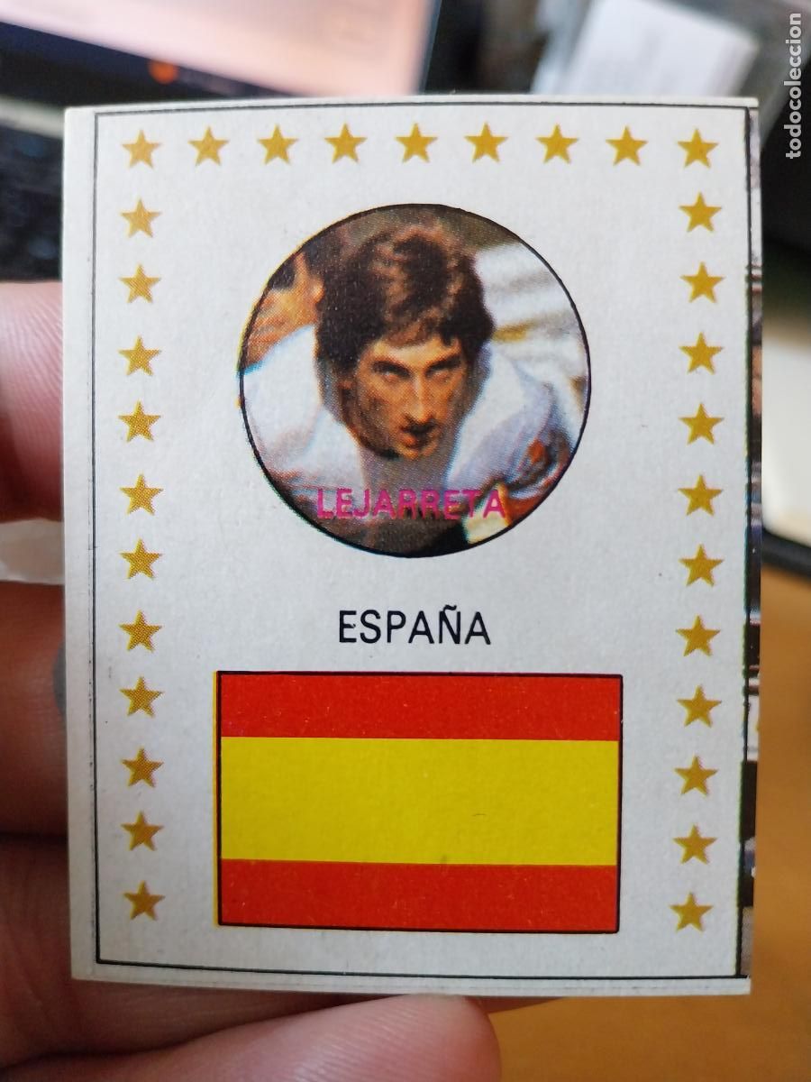 Coleccionismo deportivo: LEJARRETA 115 CHOCOLATE CICLISMO 1984 VUELTA CICLISTA CROMO RECUPERADO HUESITOS