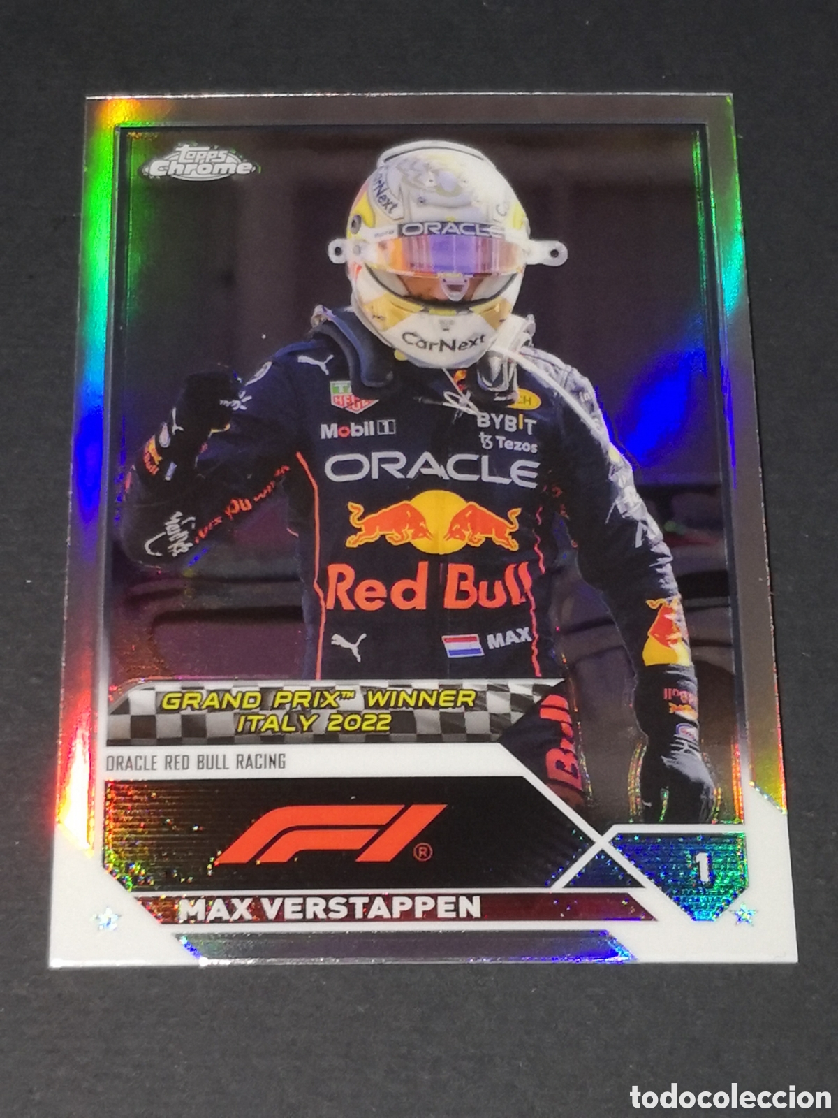 Sammelleidenschaft Sport: 159 refractor MAX VERSTAPPEN TOPPS FORMULA 1 F1 F 1 TOPPS CHROME TCG TRADING CARDS CROMO MATCH ATTAX