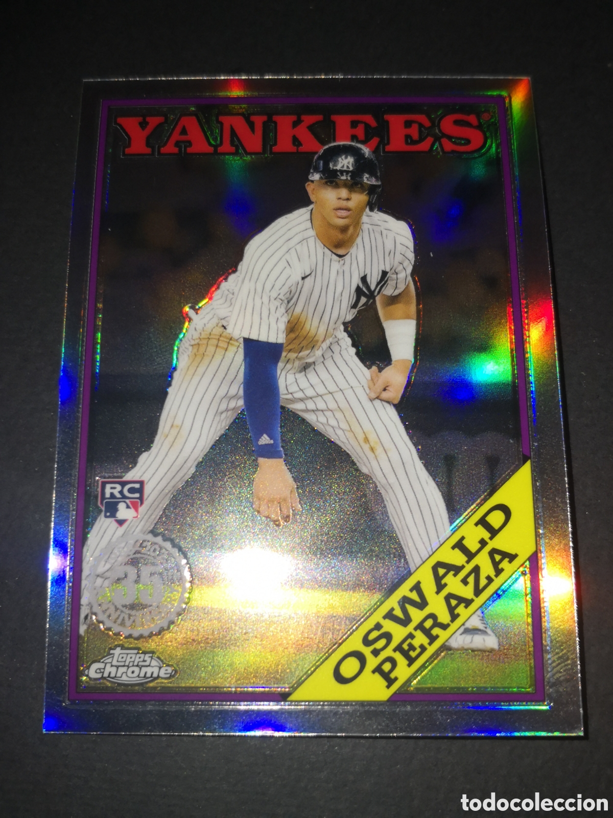 Sammelleidenschaft Sport: OSWALD PERAZA BEISBOL TOPPS CHROME 2023 CROMOS CROMO CARD CARDS USA EEUU DONRUSS SCORE PANINI