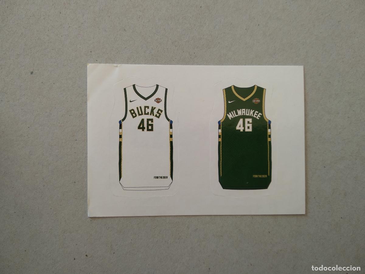 Coleccionismo deportivo: 139 CAMISETA MILWAUKEE BUCKS CROMO PANINI NBA 2018-2019 BASKET BALONCESTO 18-19