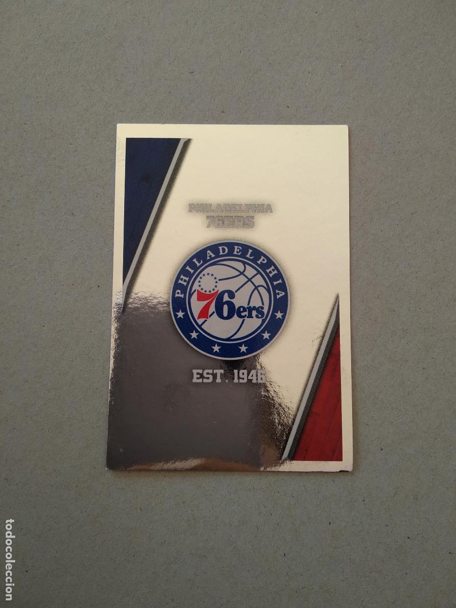 Coleccionismo deportivo: 182 ESCUDO LOGO PHILADELPHIA 76ERS CROMO PANINI NBA 2018-2019 BASKET BALONCESTO 18-19