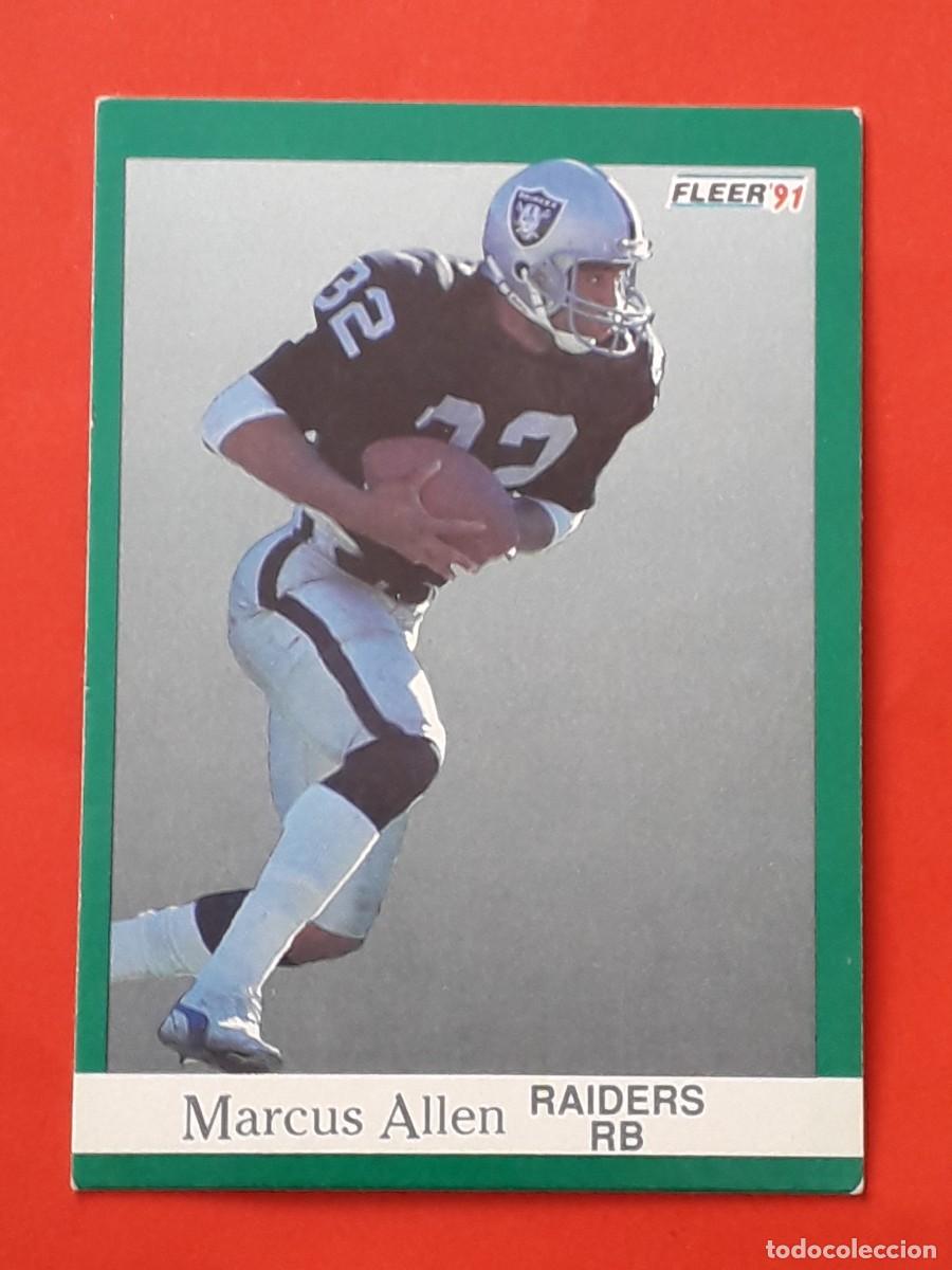 Coleccionismo deportivo: 1991 FLEER NFL #102 - MARCUS ALLEN RAIDERS RS - FUTBOL AMERICANO CARTA CROMO