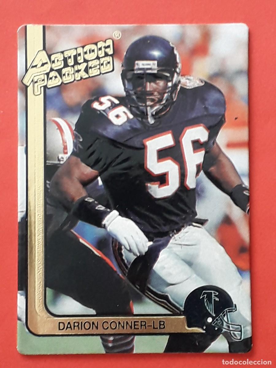 Sammelleidenschaft Sport: 1991 HI-PRO #4 - ACTION PACKED - DARION CONNER LB - FUTBOL AMERICANO CARTA CROMO RELIEVE