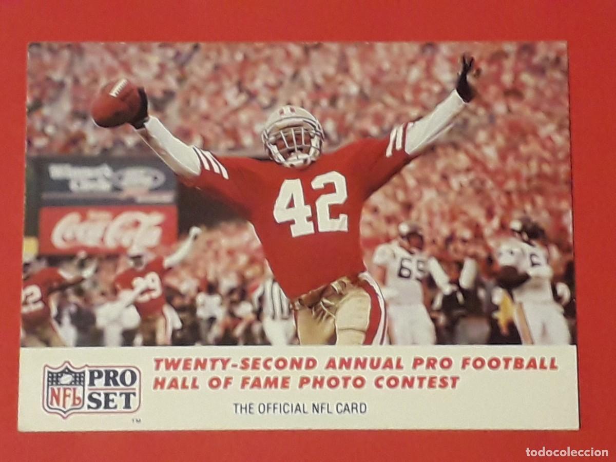 Coleccionismo deportivo: 1990 PRO SET NFL #793 - TWENTY SECOND HALL OF FAME PHOTO - FUTBOL AMERICANO CARTA CROMO